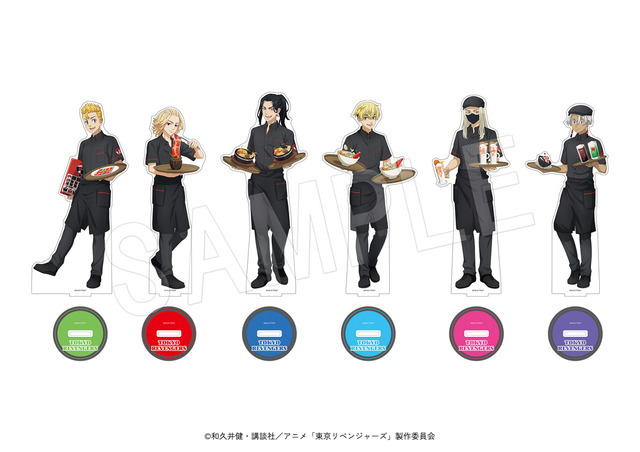 東京リベンジャーズ×焼肉冷麺やまなか家コラボグッズ「アクリルフィギュアスタンド　やまなか家コラボver.」全6種