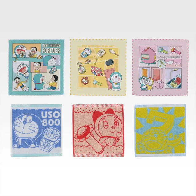 「一番くじ ドラえもん ～きみとずっといっしょ～」E賞：タオルコレクション（全6種）