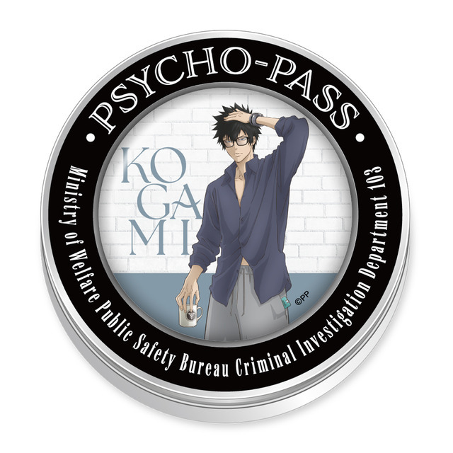 アニメ『PSYCHO-PASS サイコパス』マグネット付ブリキ缶ケース 狡噛慎也