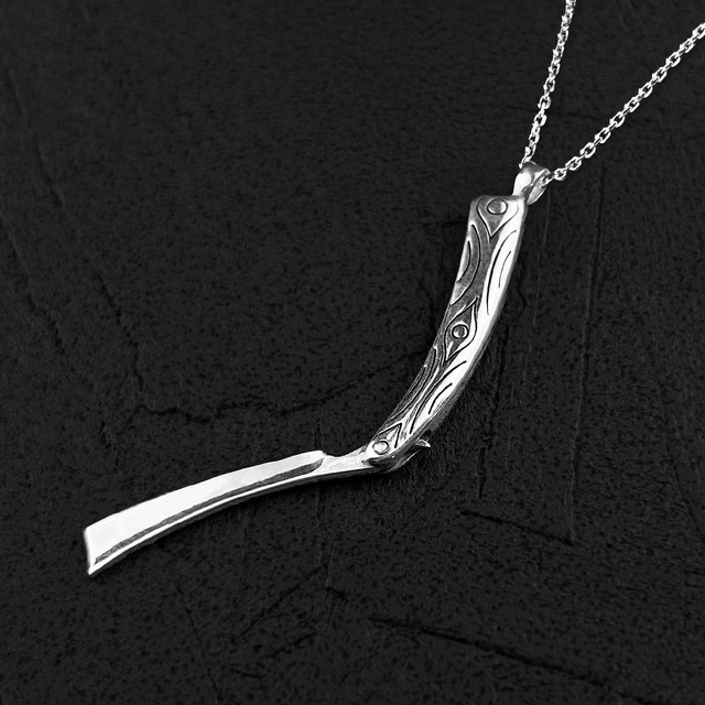 アニメ『PSYCHO-PASS サイコパス』槙島 聖護 剃刀型シルバーネックレス Renewal ver.