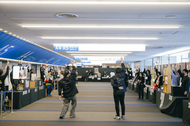 「EVA EXTRA 30」展示エリア＆出展ブース