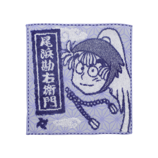 「忍たま乱太郎 千社札　ミニタオル(全17種)」尾浜勘右衛門
