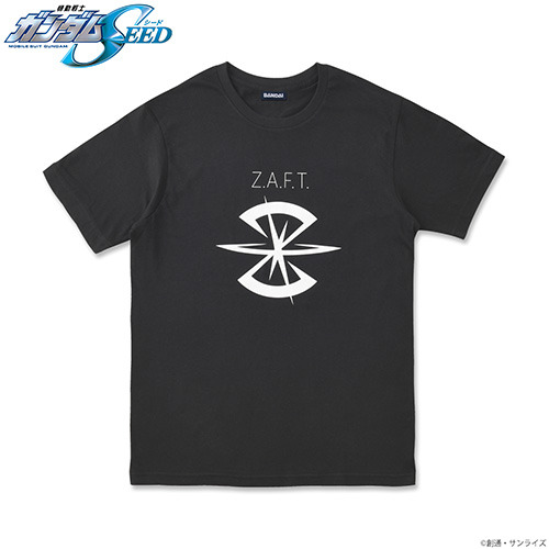 「機動戦士ガンダムSEED」Z.A.F.T.マークが目を引くTシャツ・マグカップなどのアイテムが登場