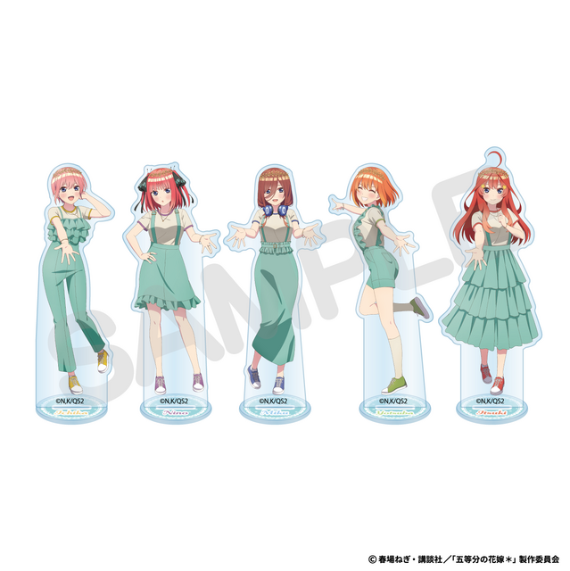 TVスペシャルアニメ「五等分の花嫁＊」×「Bull Pulu」コラボ　「アクリルスタンド」全5種
