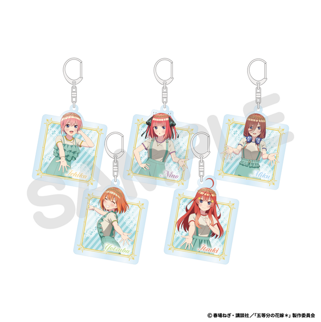 TVスペシャルアニメ「五等分の花嫁＊」×「Bull Pulu」コラボ　「アクリルキーホルダー」全5種