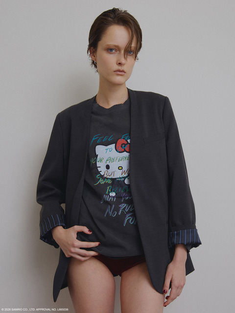 HELLO KITTY×Ameri DAMAGE LONG TEE ¥13,200+Tax