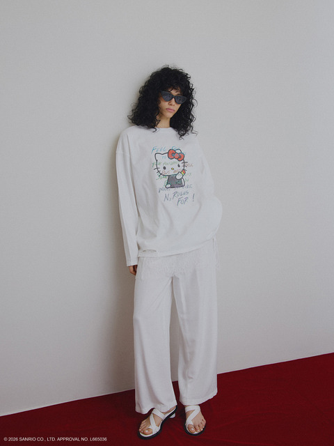 HELLO KITTY×Ameri DAMAGE LONG TEE ¥13,200+Tax