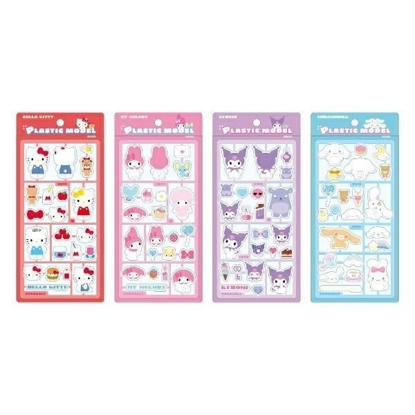 プラスチックモデル風シール