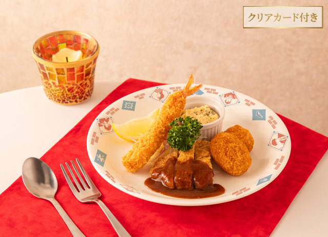 「名探偵コナンカフェ」通期メニュー　名探偵ミックスフライ