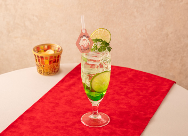 「名探偵コナンカフェ」ドリンクメニュー　萩原研二のマスカットエード