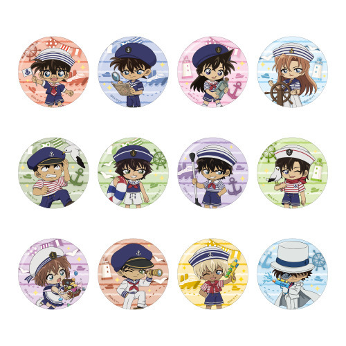 「名探偵コナンカフェ」缶バッジ マリンver.（ランダム12種）