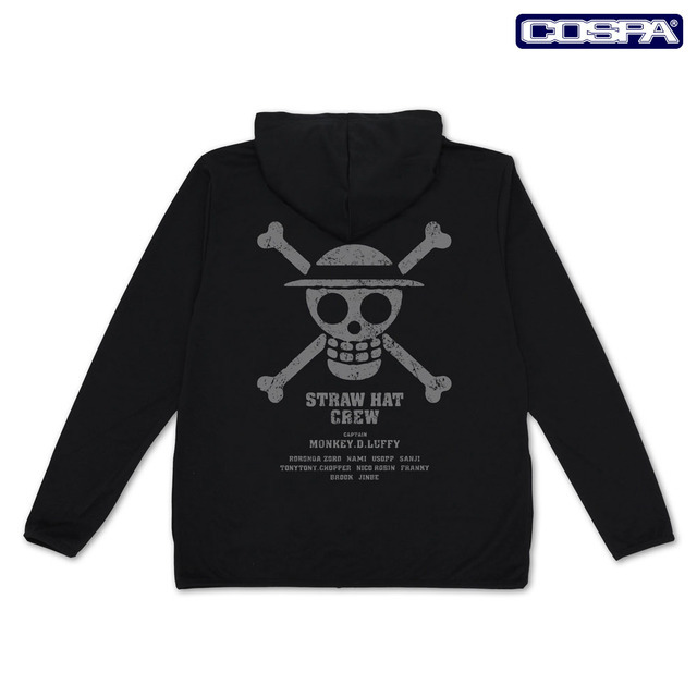 麦わらの一味 薄手ドライパーカー Ver.2.0