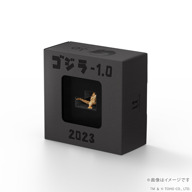 『ゴジラ-1.0』ミニフィギュア Ver.2 ゴールドモデル（K18イエローゴールド）