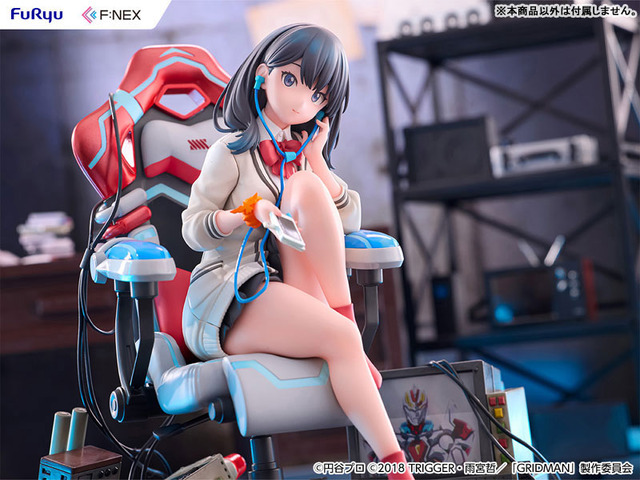 SSSS.GRIDMAN 宝多六花 ゲーミングチェアver. 1/7 完成品フィギュア