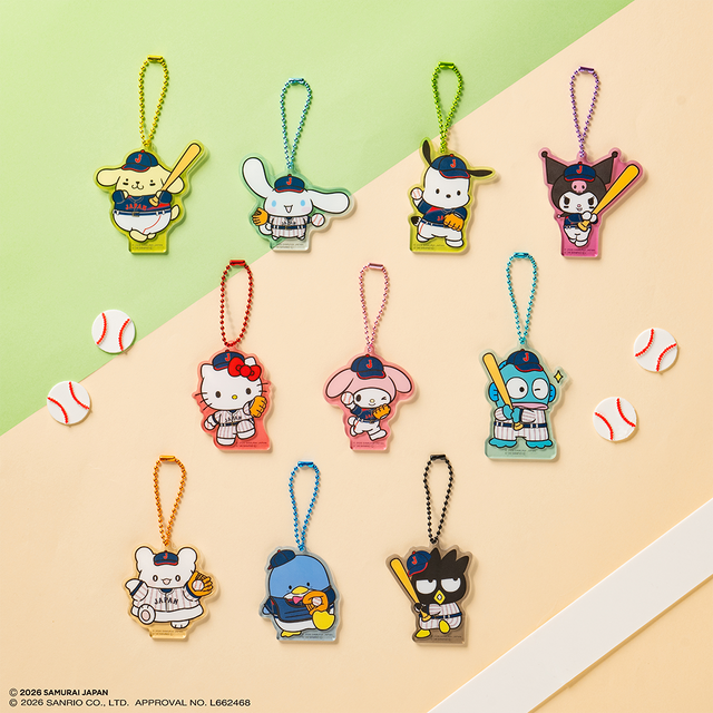 F賞　アクリルキーホルダー（全10種／約5.5cm～7cm）※種類は選べません。