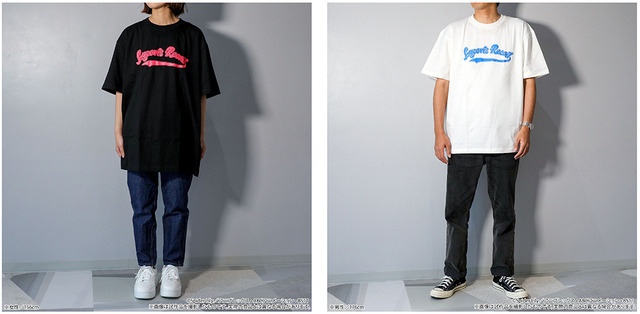Tシャツ着用例(左:錦木千束、右:井ノ上たきな)