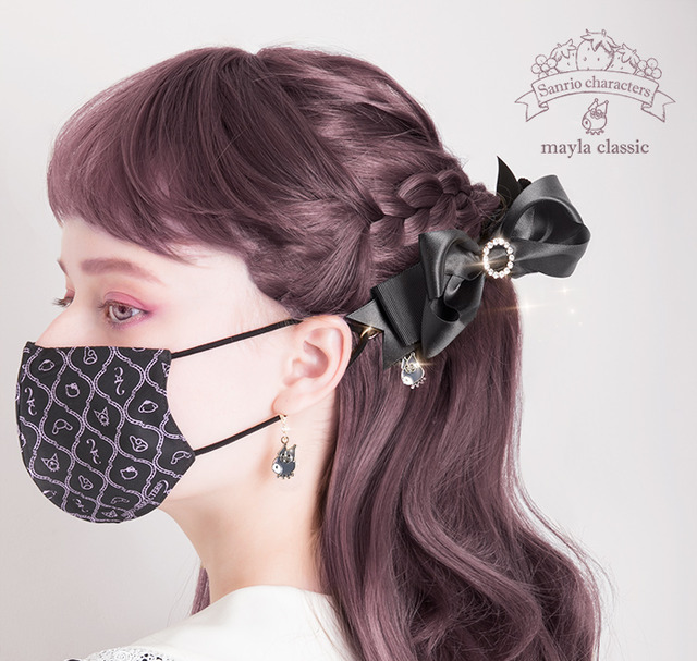 「サンリオキャラクターズ・ヘアオブジェ マスクリーフ」クロミ[KM]