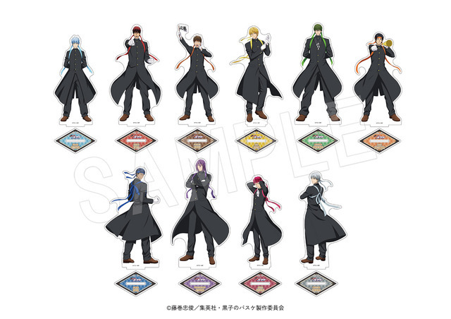 TVアニメ『黒子のバスケ』アクリルフィギュアスタンド 応援団ver.（全10種）