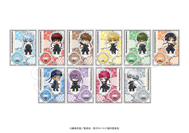 TVアニメ『黒子のバスケ』トレーディングミニアクリルスタンド 応援団ver.（全10種）