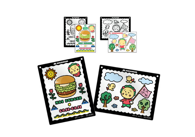 コジコジとぺたぺた シールぬりえ （2しゅセット）