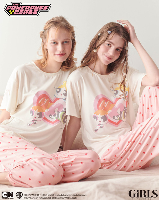 パワーパフ ガールズ プリントパジャマ