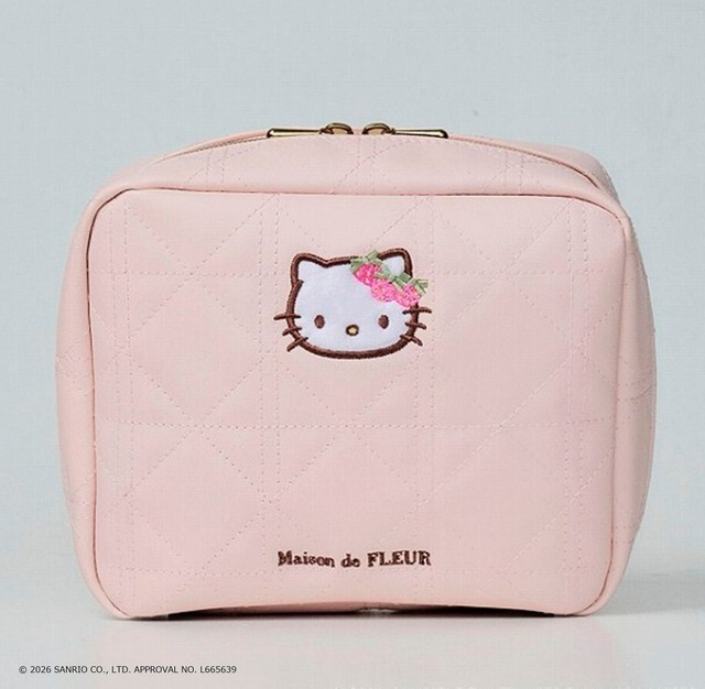 「Maison de FLEUR×HELLO KITTY いちご宝物ケースBOOK PINK」
