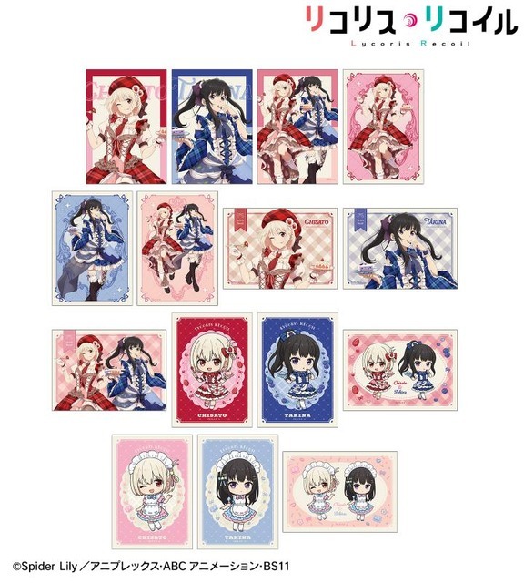 TVアニメ『リコリス・リコイル』スイーツ衣装/メルヘンメイドver. トレーディングブロマイド（全15種）