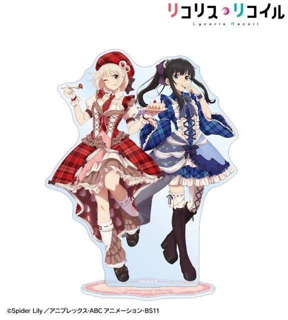 TVアニメ『リコリス・リコイル』錦木千束＆井ノ上たきな スイーツ衣装ver. BIGアクリルスタンド