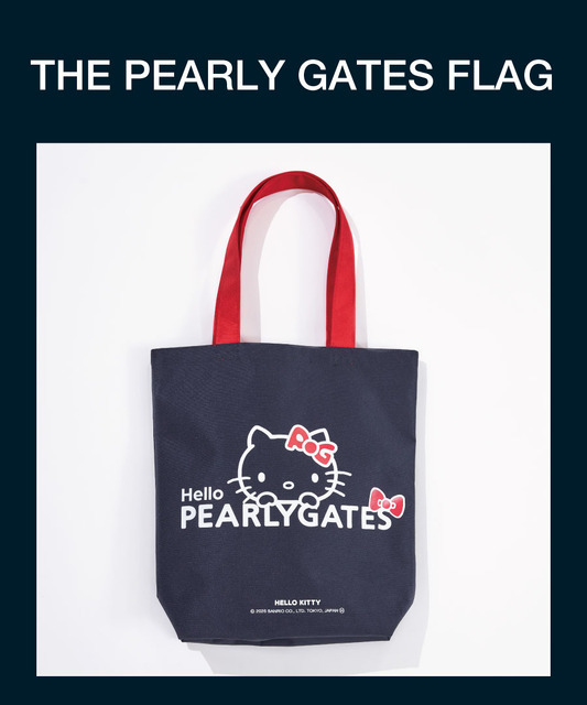 ハローキティとPEARLY GATES（パーリーゲイツ）が初コラボ「THE PEARLY GATES FLAG POPUPSHOP限定ノベルティ」