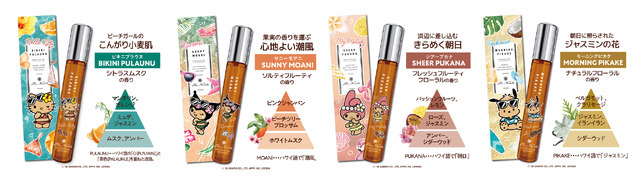 各アイテムの香り