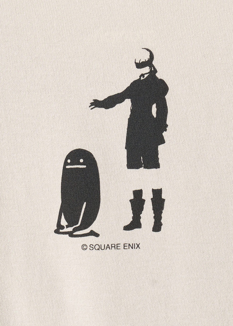 『NieR:Automata』×グラニフ　「hacking｜Tシャツ」9Sがシャドーをハッキングしている様子をデザインした背面