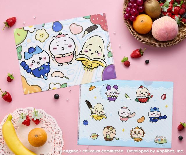 フルーツなクリアファイル