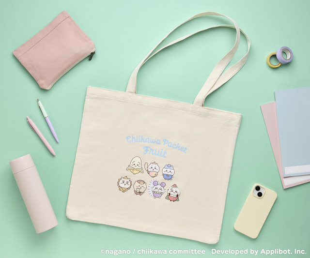 フルーツな大きめトートバッグ