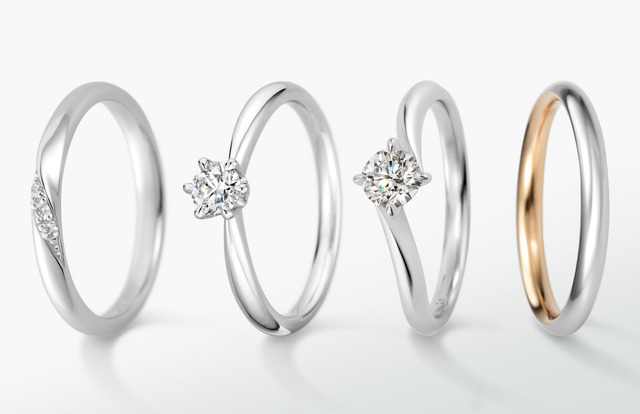 「シンプル＆選べるマーク 婚約指輪・結婚指輪」指輪のデザインを選択