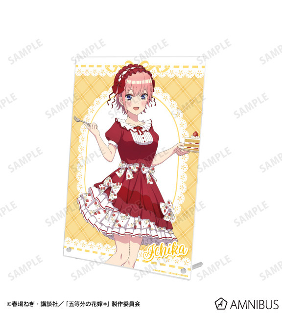 TVスペシャルアニメ『五等分の花嫁＊』描き下ろし 中野一花 ショートケーキイメージコーデver. A4アクリルパネル