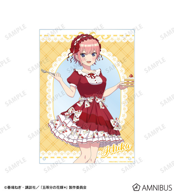 TVスペシャルアニメ『五等分の花嫁＊』描き下ろし 中野一花 ショートケーキイメージコーデver. A4アクリルパネル