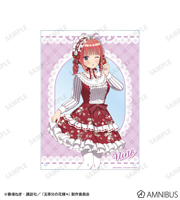 TVスペシャルアニメ『五等分の花嫁＊』描き下ろし 中野二乃 ショートケーキイメージコーデver. A4アクリルパネル