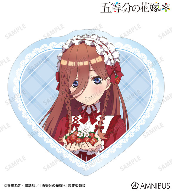 TVスペシャルアニメ『五等分の花嫁＊』描き下ろし 中野三玖 ショートケーキイメージコーデver. アクリルマグネット