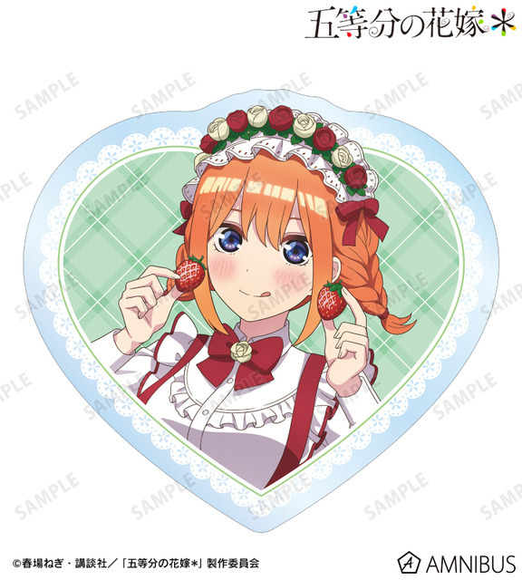 TVスペシャルアニメ『五等分の花嫁＊』描き下ろし 中野四葉 ショートケーキイメージコーデver. アクリルマグネット