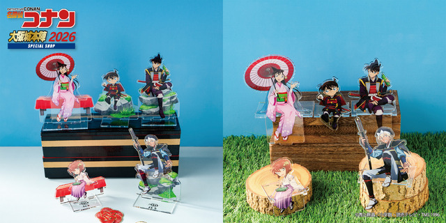 【アクリルスタンド(江戸川コナン・灰原哀)】【アクリルスタンド(工藤新一・毛利蘭・安室透)】