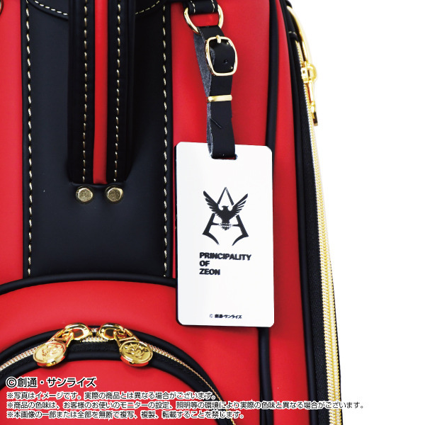 バンダイナムコヌイ「機動戦士ガンダム ゴルフグッズ」キャディバッグ シャア専用ザクII