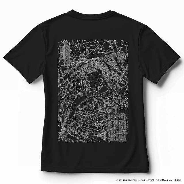 劇場版『チェンソーマン レゼ篇』浮世絵木版画「颱風之悪魔回廊破り」Tシャツ