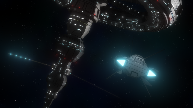 『目覚めたら最強装備と宇宙船持ちだったので、一戸建て目指して傭兵として自由に生きたい』場面写真