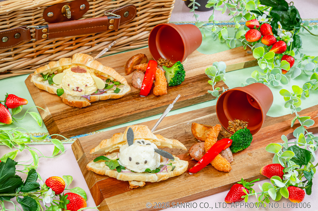 「サンリオキャラクターズ ガーデンカフェ」春季限定メニュー