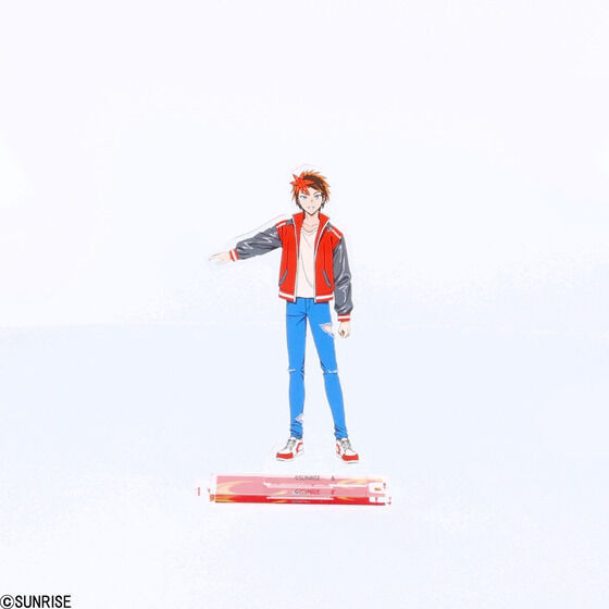 鎧真伝サムライトルーパー　つながるアクリルスタンド_凱（私服）