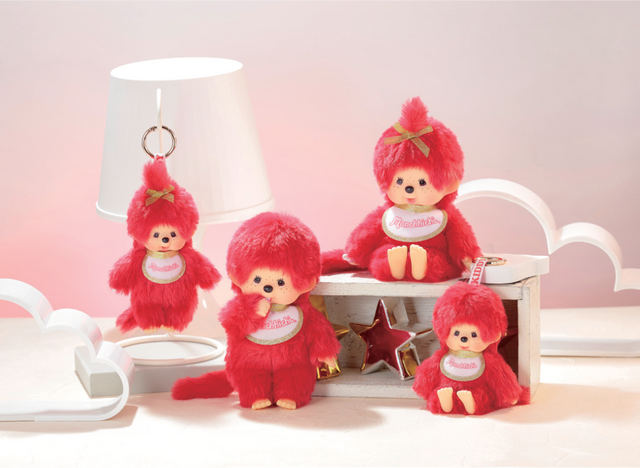 真っ赤なモンチッチが登場!