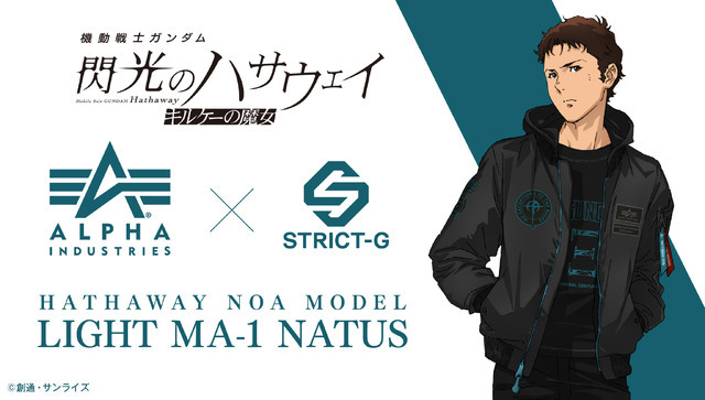 『機動戦士ガンダム 閃光のハサウェイ キルケーの魔女』×ALPHA INDUSTRIES