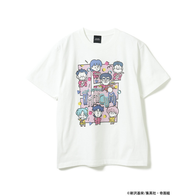 奇面組と唯ちゃん千絵ちゃんファンシーショートスリーブTシャツ