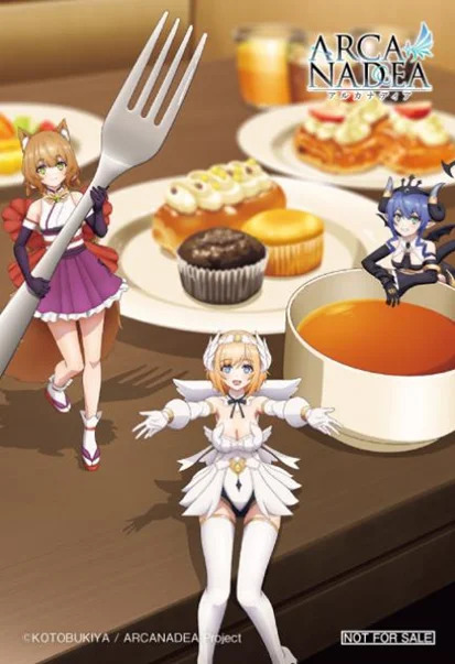 tv asahi animation　AJ2026ブースで『アルカナディア』特製ステッカーを配布