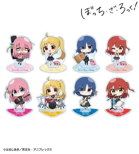 TVアニメ『ぼっち・ざ・ろっく！』むーらんさんイラスト 制服ver.＆ライブ衣装ver. トレーディングアクリルスタンド（全8種）